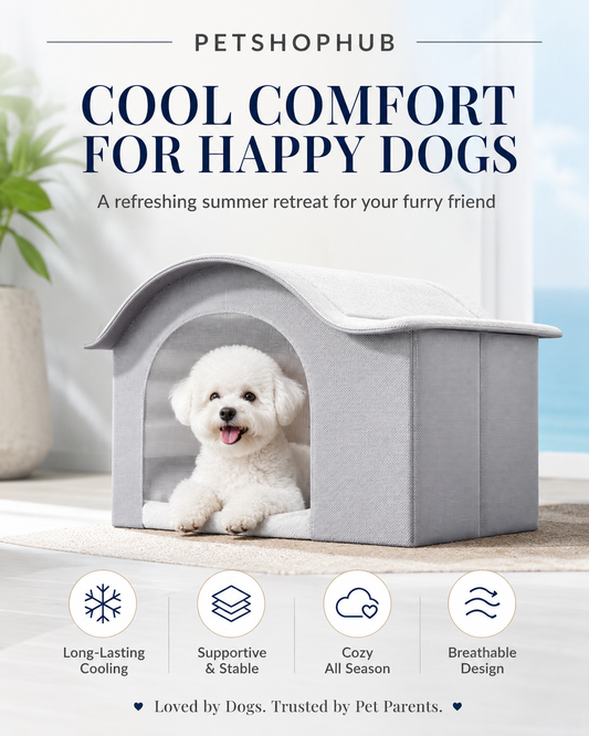 🐾 Ultra Comfort Summer Cooling Bed for Pets 🐾