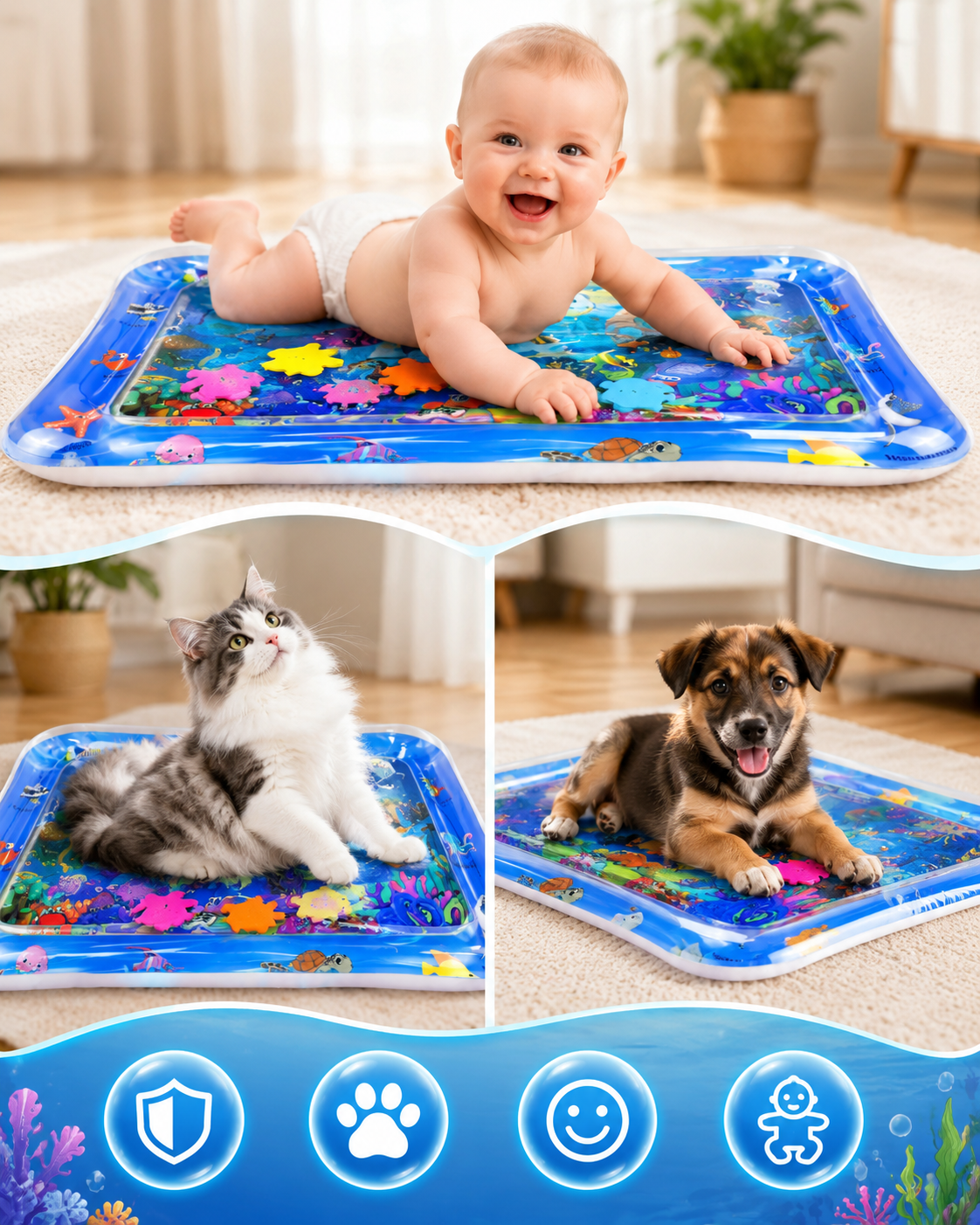 🐾 Ultra Comfort Cooling Mat For Pets and babies 🐾