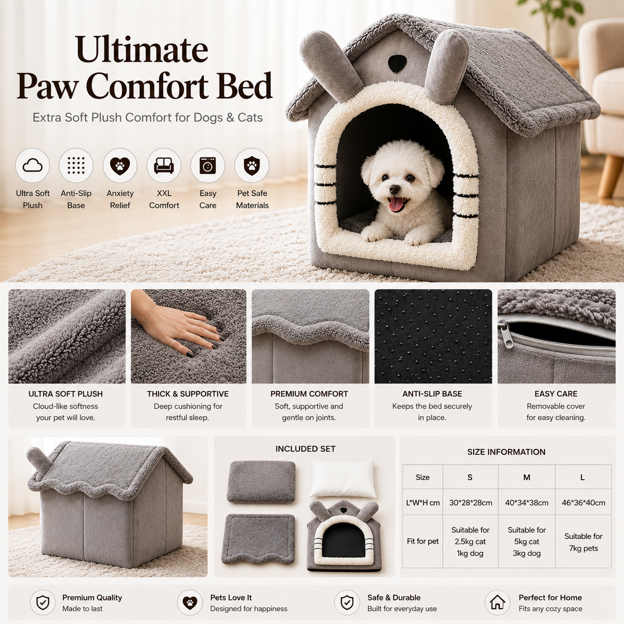 🐾Cozy Pet Bed🐾