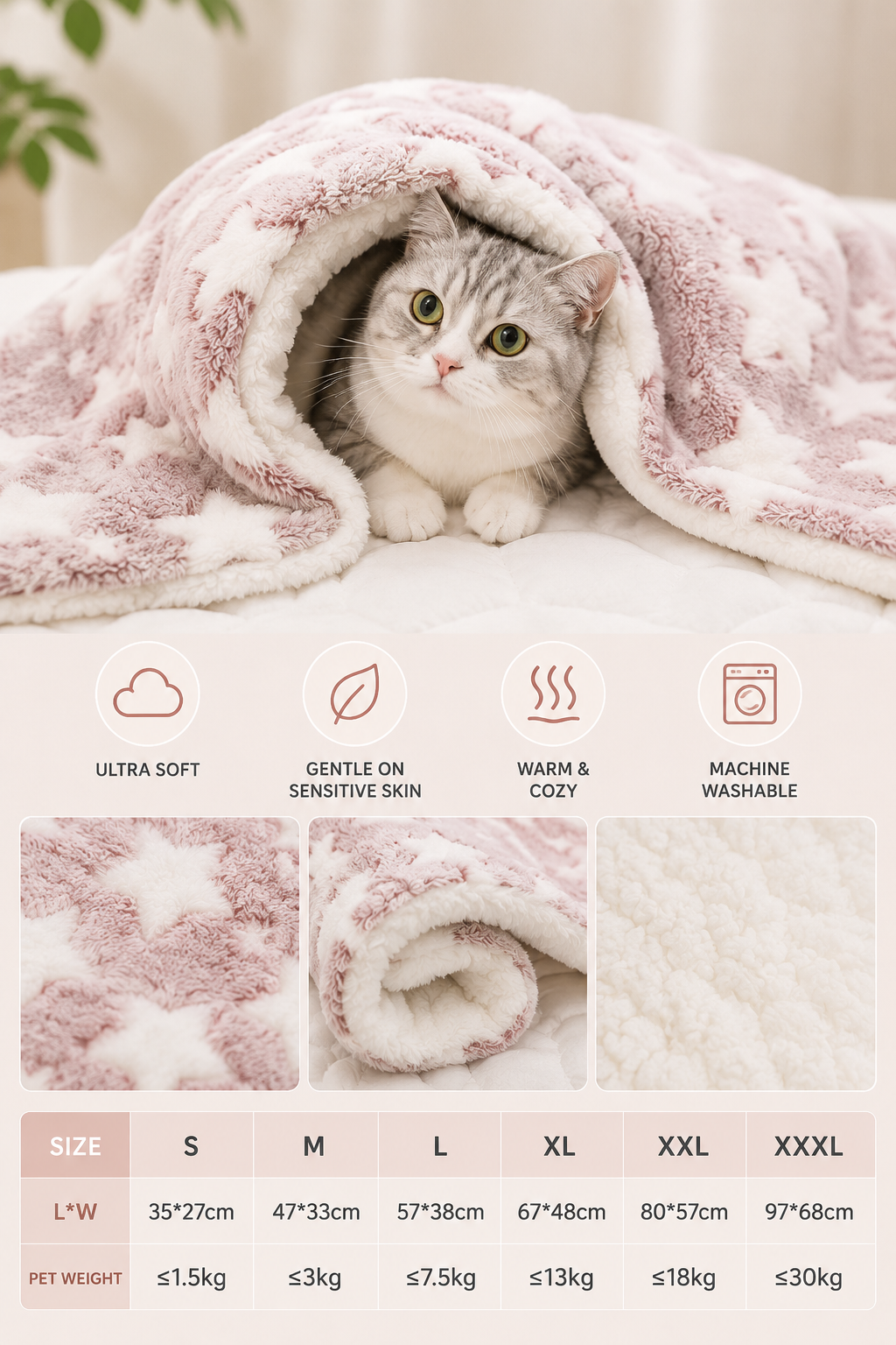Soft Pet Blanket
