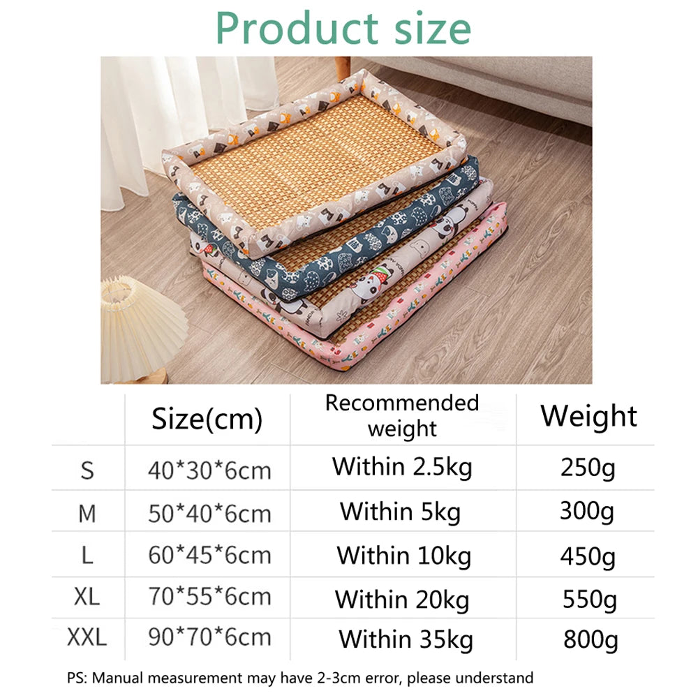🐾 Ultra Comfort Summer Cooling Bed for Pets 🐾
