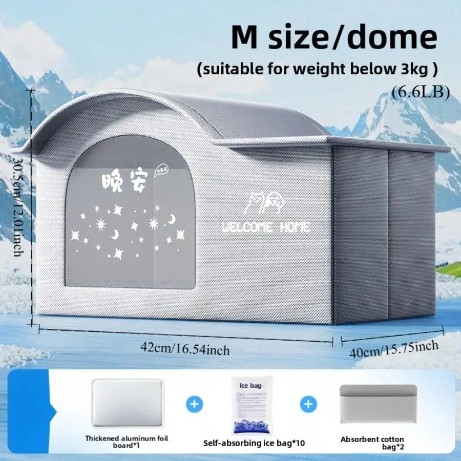🐾 Ultra Comfort Summer Cooling Bed for Pets 🐾