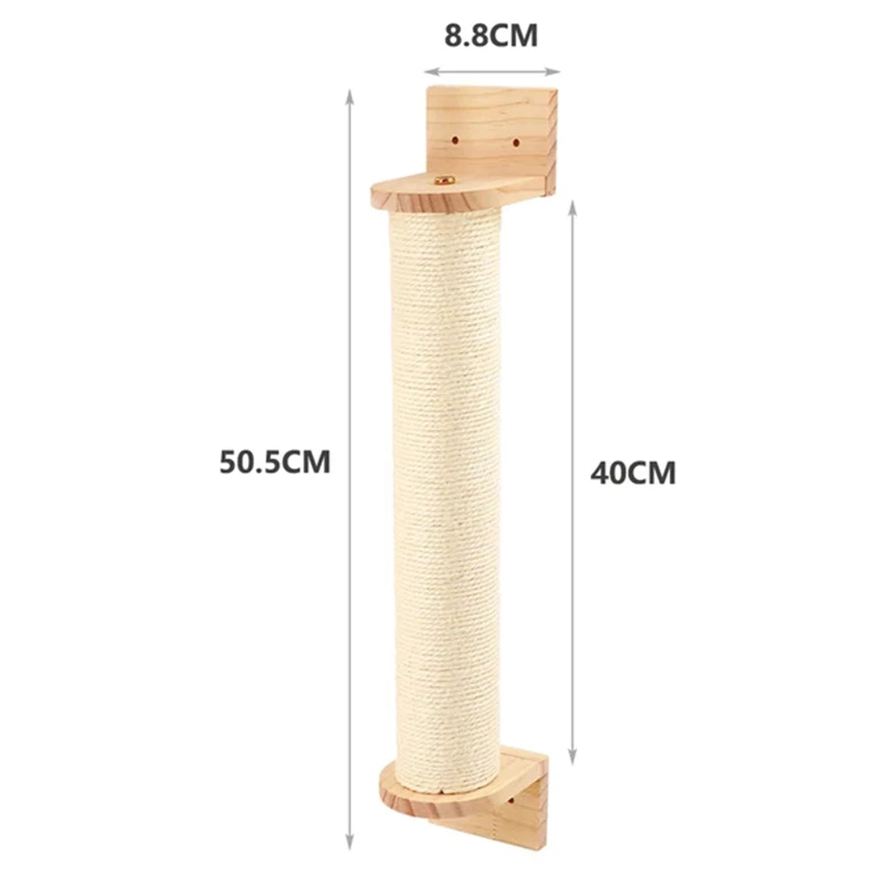 Piece Wall-Mounted Cat Climbing Rope Solid