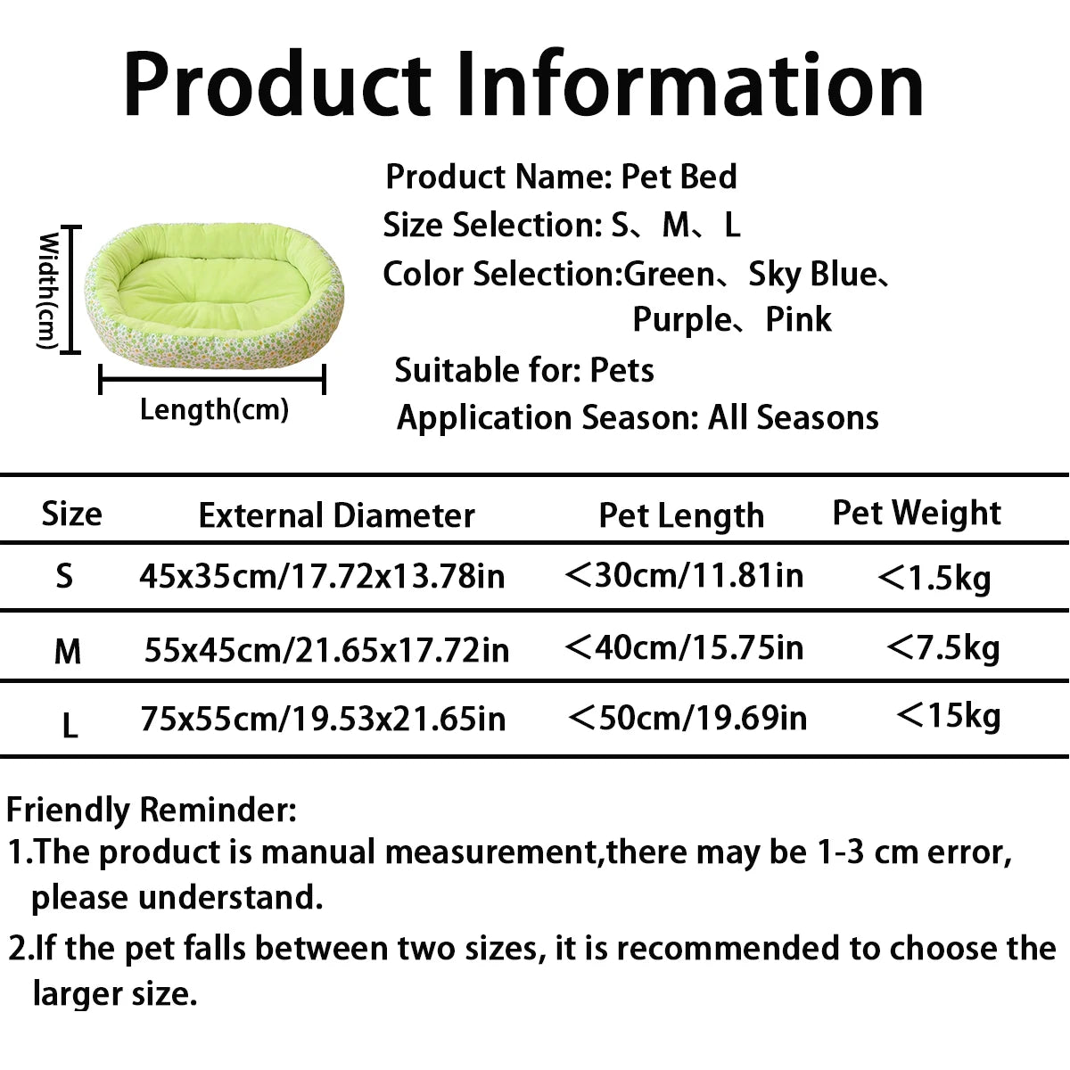 🐾 Ultra Comfort Summer Cooling Bed for Pets 🐾