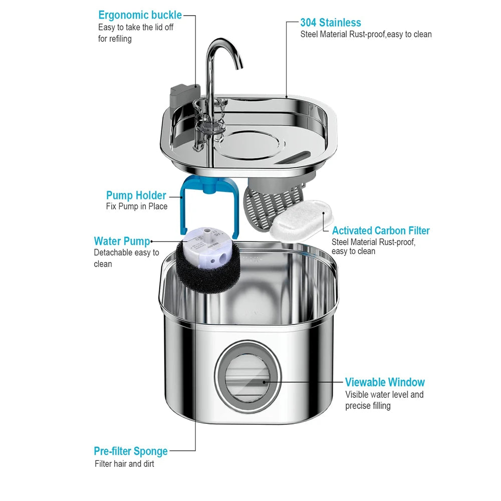 Pet Water Fountain