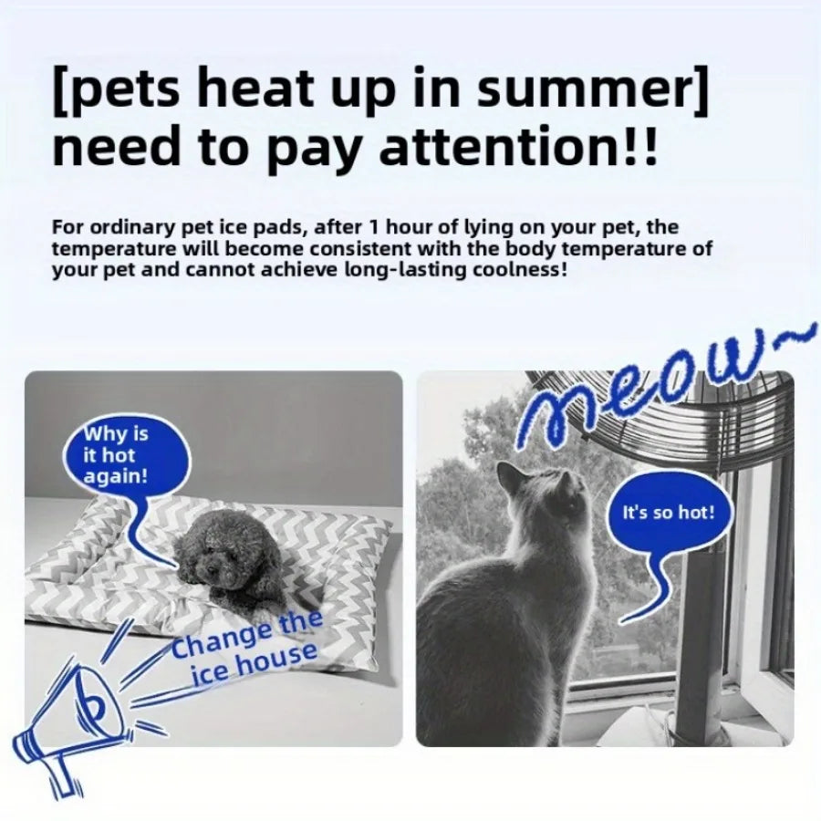 🐾 Ultra Comfort Summer Cooling Bed for Pets 🐾