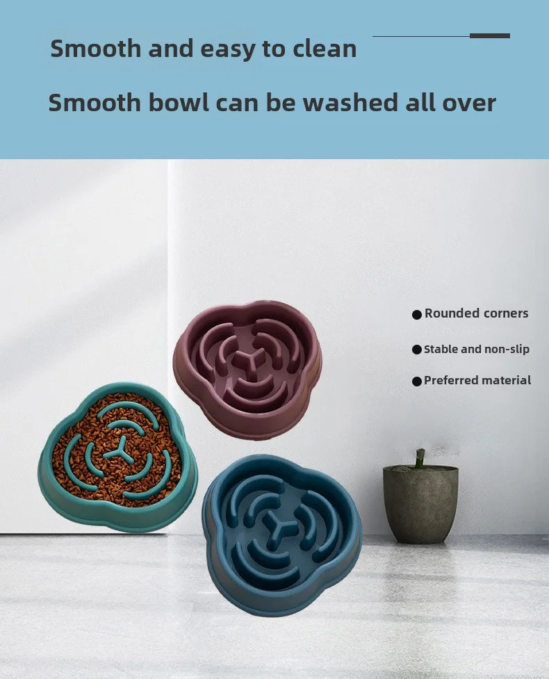 Slow Feeder Pet Bowl