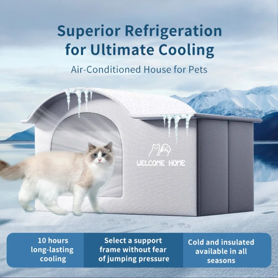 🐾 Ultra Comfort Summer Cooling Bed for Pets 🐾