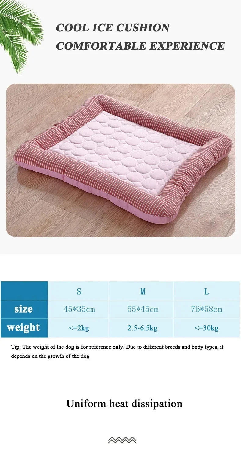 🐾 Ultra Comfort Summer Cooling Bed for Pets 🐾