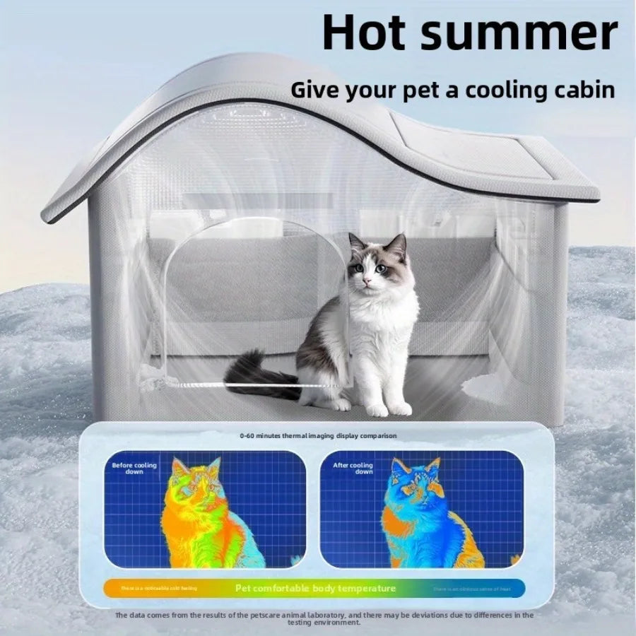 🐾 Ultra Comfort Summer Cooling Bed for Pets 🐾