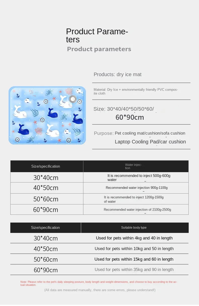 🐾 Premium Cooling Mat for Pets 🐾