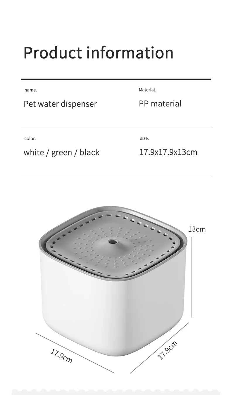Pet Water Fountain
