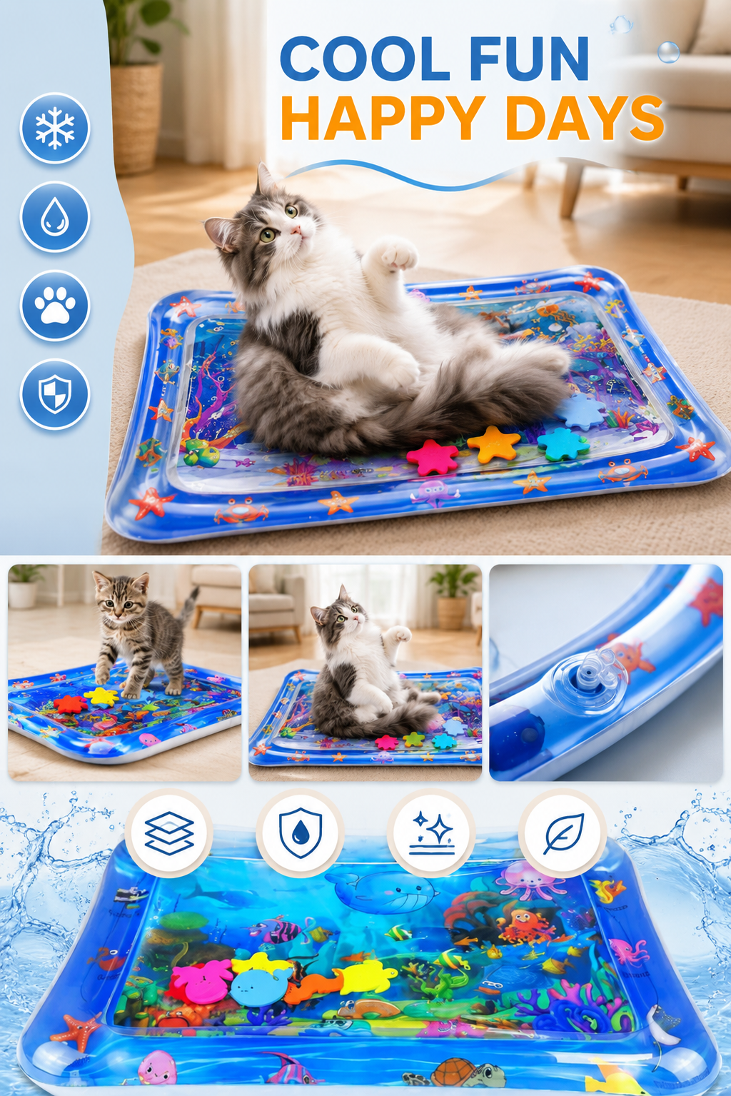 🐾 Ultra Comfort Cooling Mat For Pets and babies 🐾