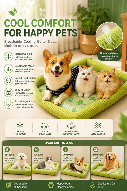 🐾 Premium Cooling Mat for Pets 🐾