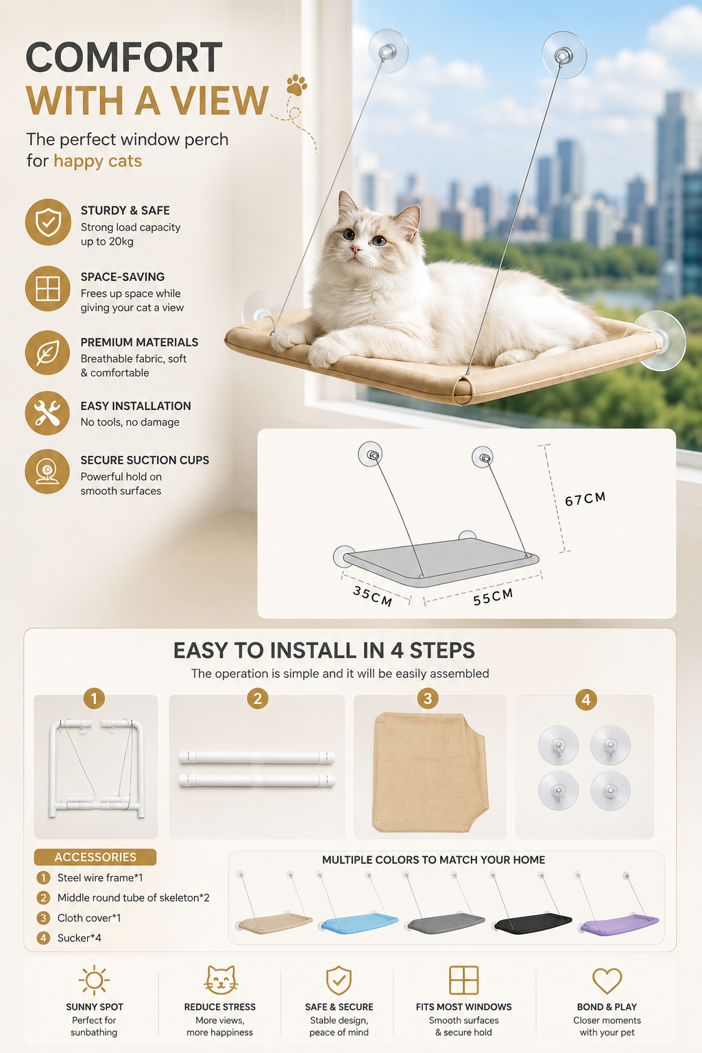 Cozy Pet Hammock