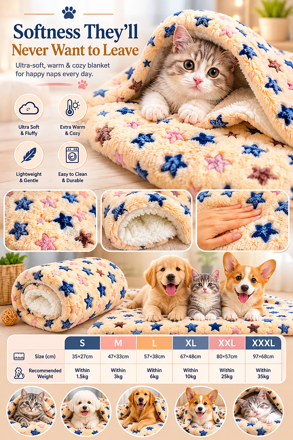 Soft Pet Blanket