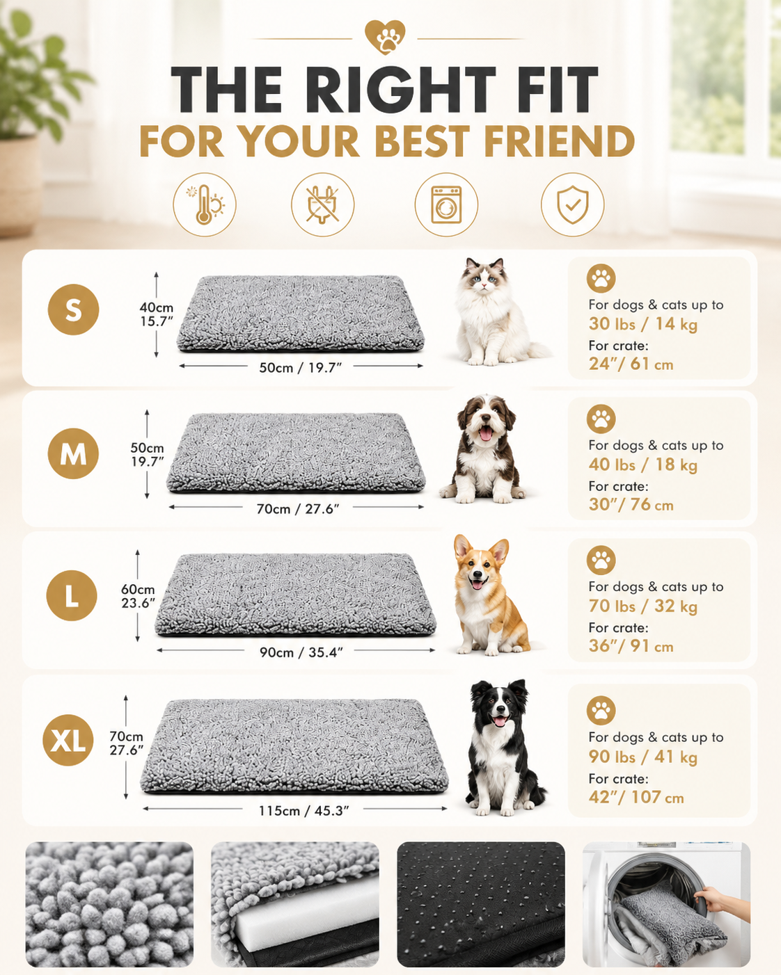🐾Soft Pet Comfort Mat🐾