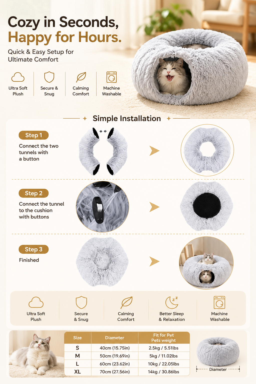 Cozy Pet Bed