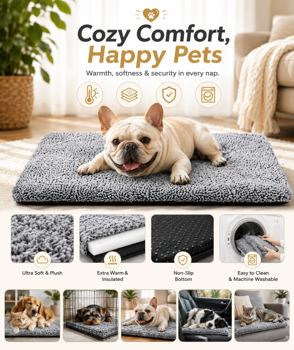 🐾Soft Pet Comfort Mat🐾
