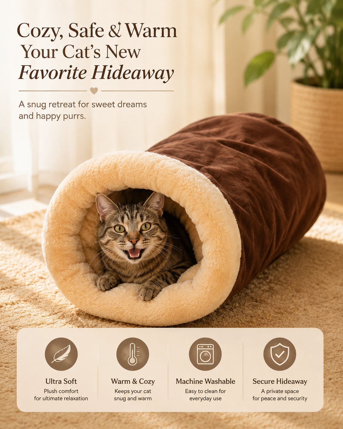 Autumn And Winter Cat Sleeping Bag