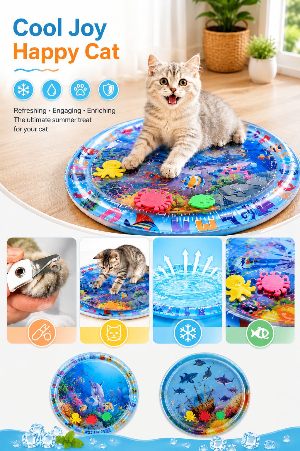 🐾 Ultra Comfort Cooling Mat For Pets and babies 🐾