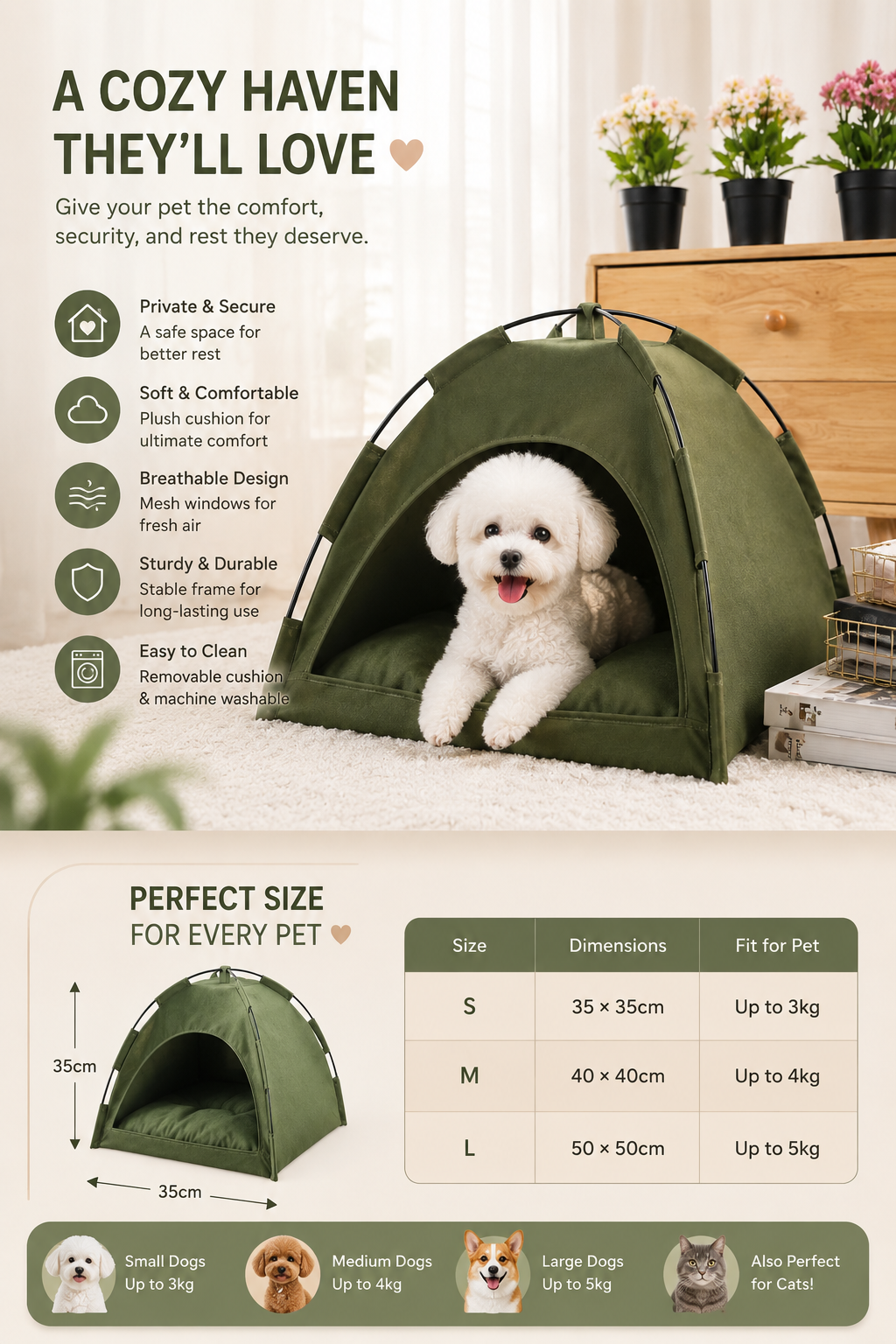 Cozy Pet Bed