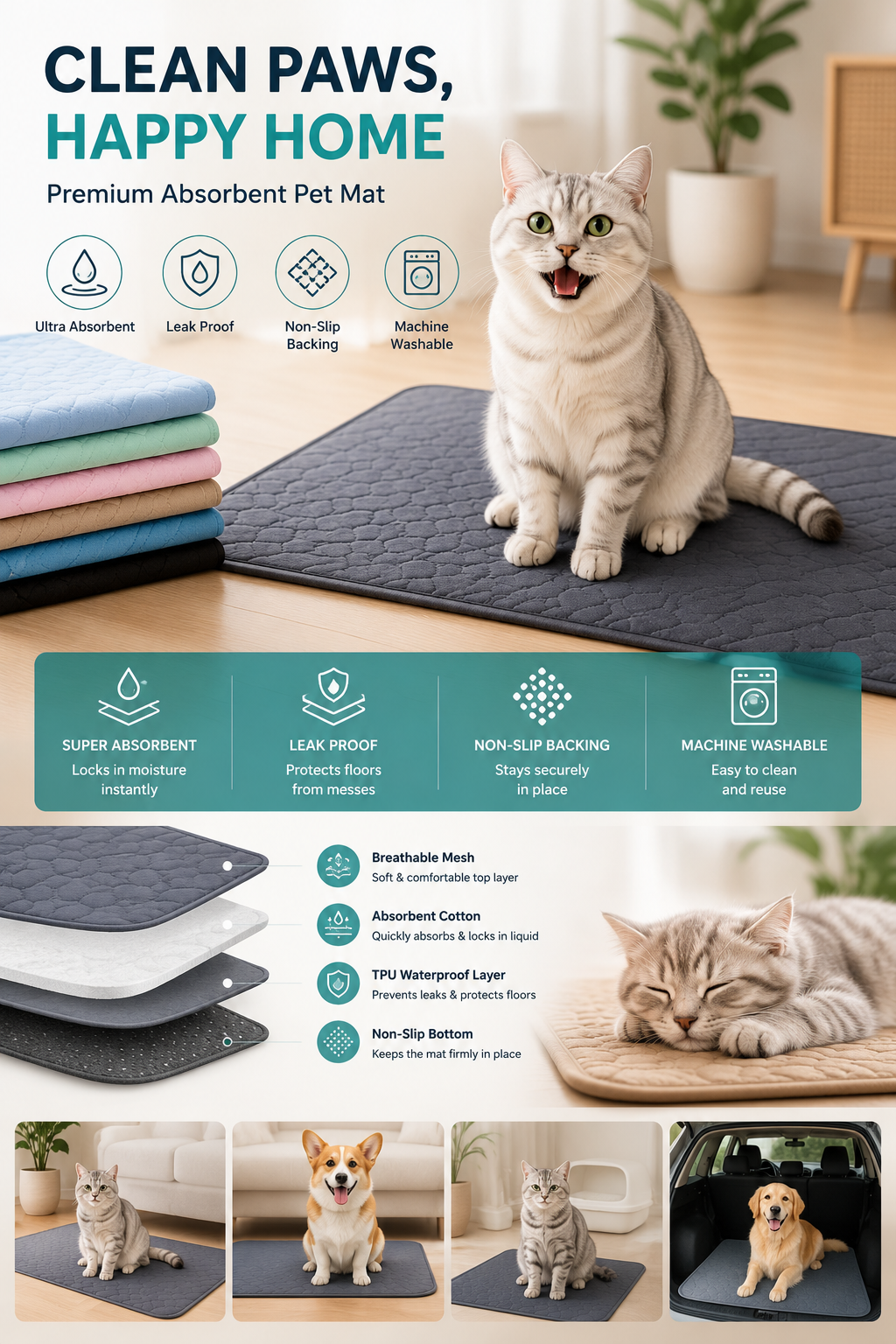 🐾Cozy Pet Mat🐾