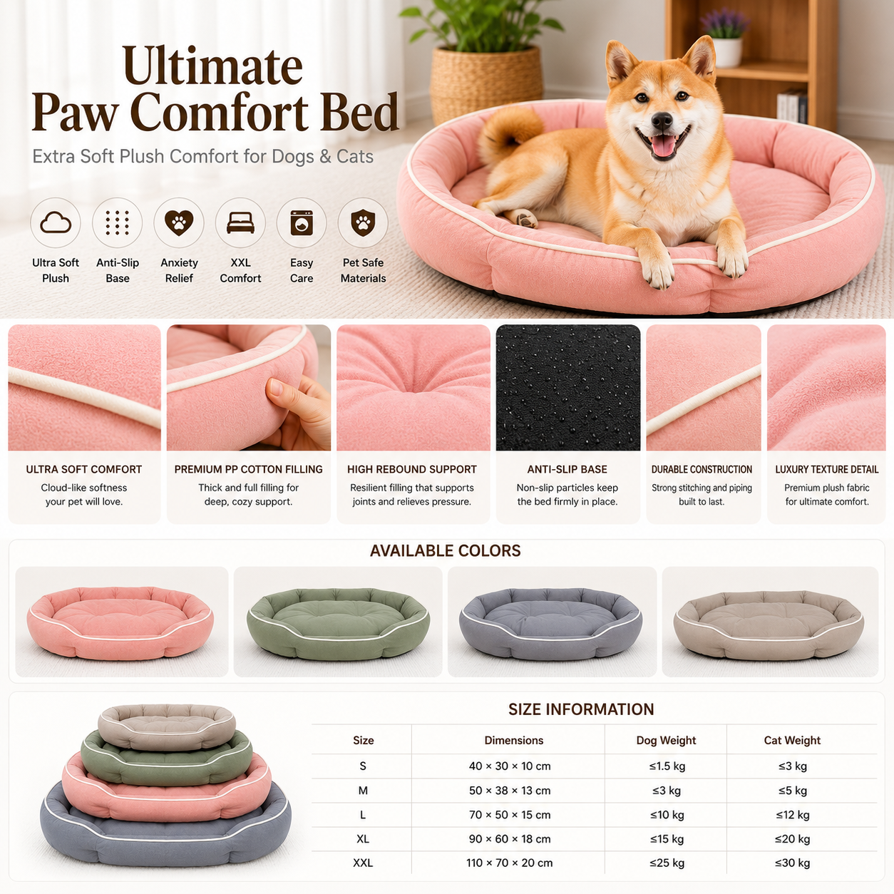 🐾Cozy Pet Bed🐾