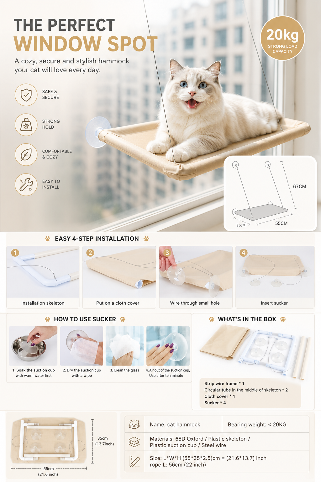 Cozy Pet Hammock