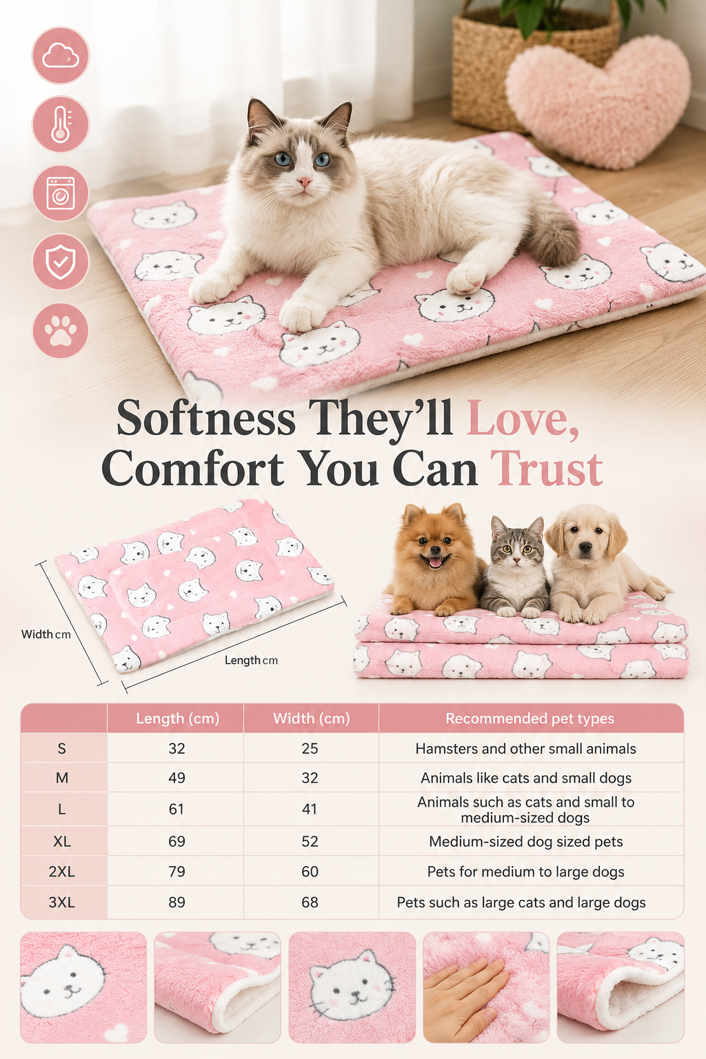 Soft Pet Blanket